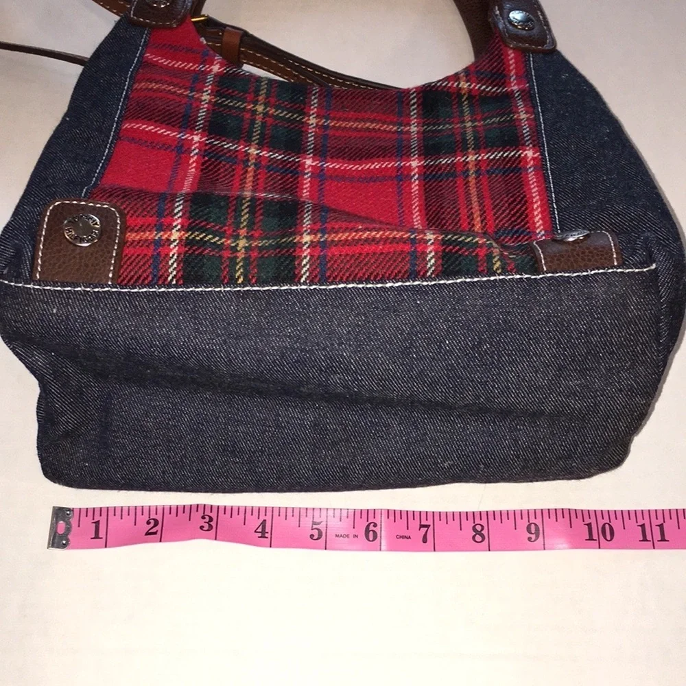 Tommy Hilfiger Tartan Shoulder Bag 
Crossbody Bag Red White and Blue - Picture 7 of 17